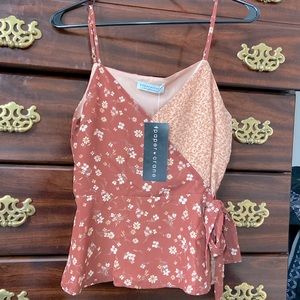 Paper Crane Spaghetti Strap S NWT